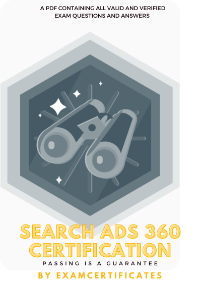 Search Ads 360 Certification Exam answers