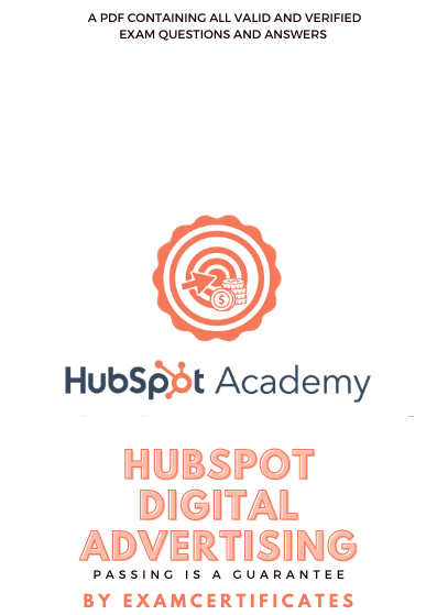 Hubspot Digital Advertising Exams Answers