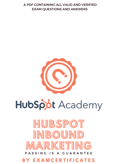 Hubspot Inbound Marketing exams answers